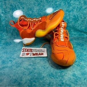 Adidas Pharrell Crazy BYW Women’s Orange High Top Athletic Shoes Size 7W/6M